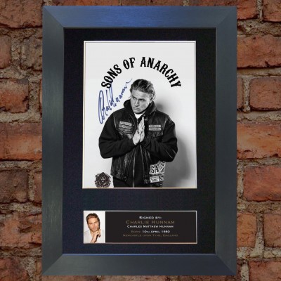 Charlie Hunnam Pre-Printed autograph (Sons of Anarchy)