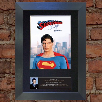 Christopher Reeve Pre-Printed autograph (Superman)
