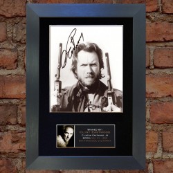 Clint Eastwood Pre-Printed Autograph