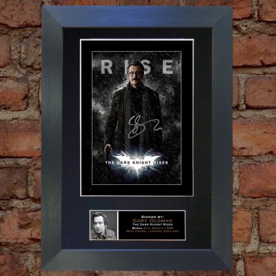Gary Oldman Pre-Printed autograph (The Dark Knight Rises)