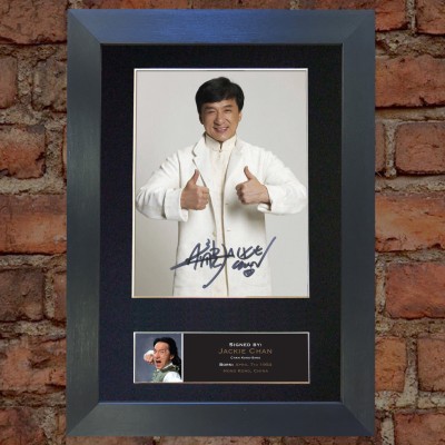 Jackie Chan Pre-Printed autograph (Rush Hour)