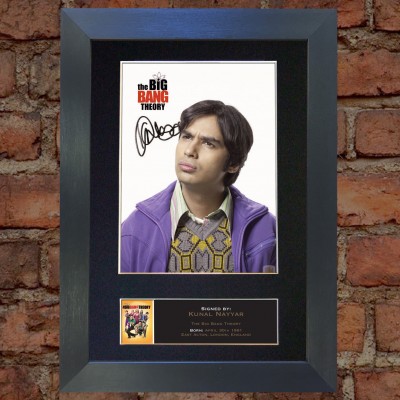 Kunal Nayyar Pre-Printed Autograph (The Big Bang Theory)