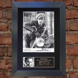 Marlon Brando Pre-Printed Autograph (The Wild One)