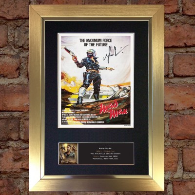 Mel Gibson Pre-Printed Autograph (Mad Max)