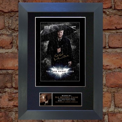 Michael Caine Pre-Printed autograph (The Dark Knight Rises)