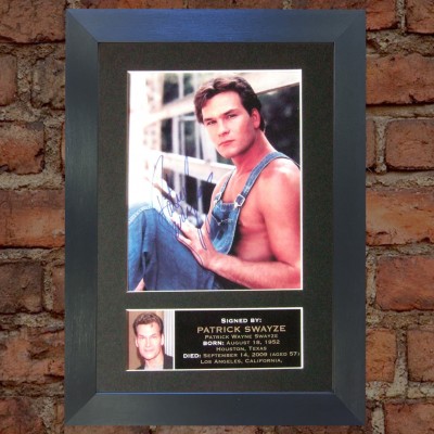 Patrick Swayze Pre-Printed Autograph (Dirty Dancing; Ghost)