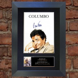 Peter Falk Pre-Printed Autograph (Columbo)