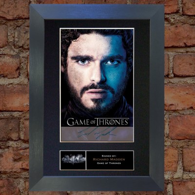 Richard Madden Pre-Printed Autograph (Game of Thrones)