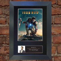 Robert Downey Jr Pre-Printed Autograph (Iron Man)