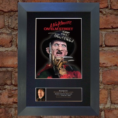 Robert Englund Pre-Printed Autograph (A Nightmare on Elm Street)