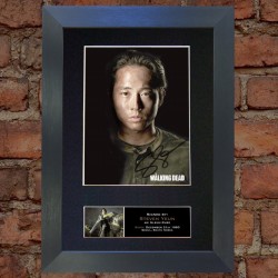 Steven Yeun Pre-Printed Autograph (The Walking Dead)
