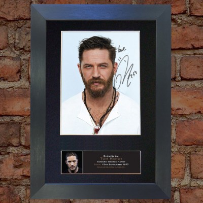 Tom Hardy Pre-Printed Autograph (Legend; The Revenant; Venom)