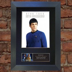 Zachary Quinto Pre-Printed Autograph (Star Trek: Into Darkness)