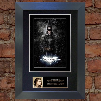Anne Hathaway Pre-Printed Autograph (The Dark Knight Rises)