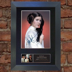 Carrie Fisher Pre-Printed Autograph (Star Wars)