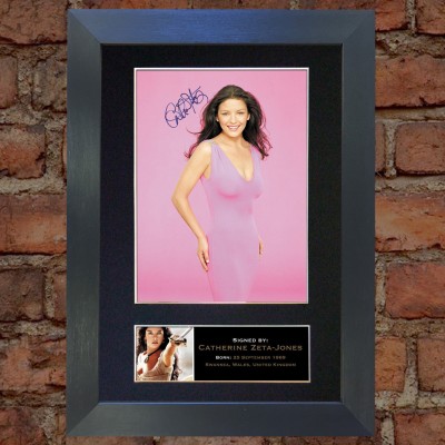 Catherine Zeta-Jones Pre-Printed Autograph