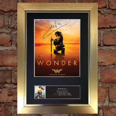 Gal Gadot Pre-Printed Autograph (Wonder Woman)