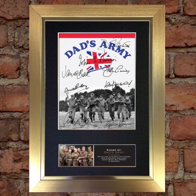 Dad's Army cast Pre-Printed Autograph