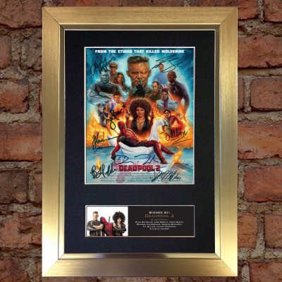 Deadpool 2 cast Pre-Printed Autograph