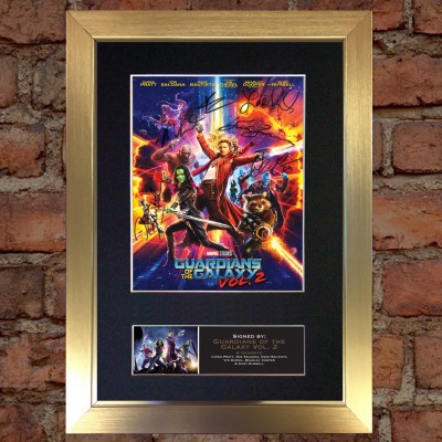 Guardians of the Galaxy Vol. 2 cast Pre-Printed Autograph