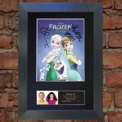 Idina Menzel and Kristen Bell Pre-Printed Autograph (Frozen Fever)