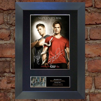 Jared Padalecki and Jensen Ackles Pre-Printed Autograph (Supernatural)