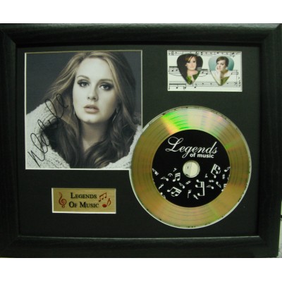 Adele Gold CD and Plectrum Display (Preprint)