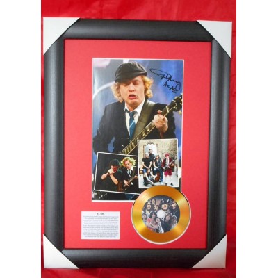 Angus Young Gold CD Display 2 (Preprint) - AC/DC