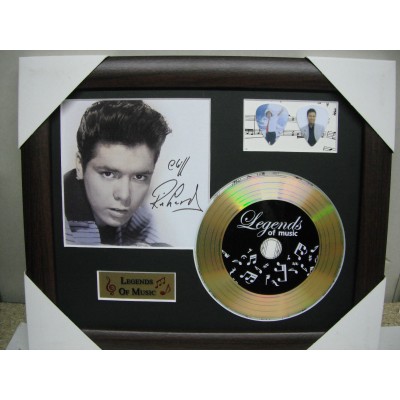 Cliff Richard Gold CD and Plectrum Display (Preprint)