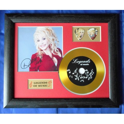 Dolly Parton Gold CD and Plectrum Display (Preprint)