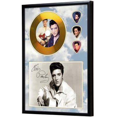 Elvis Presley Gold CD Display (Preprint) - 1