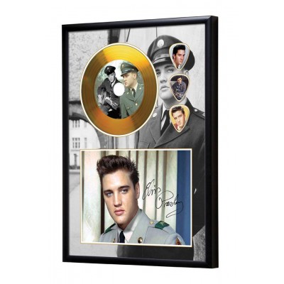 Elvis Presley Gold CD Display (Preprint) - 2