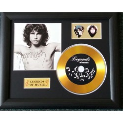 Jim Morrison Gold CD and Plectrum Display (Preprint) - The Doors