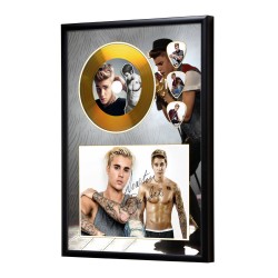 Justin Bieber Gold CD Display (Preprint)