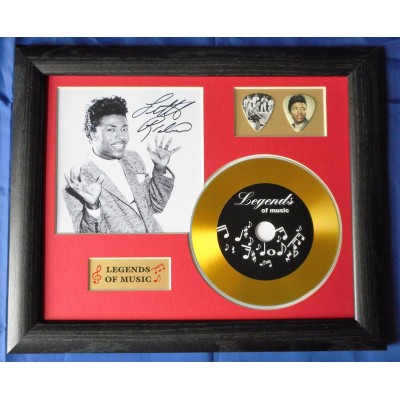 Little Richard Gold CD and Plectrum Display (Preprint)