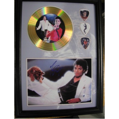 Michael Jackson Gold CD Display (Preprint)