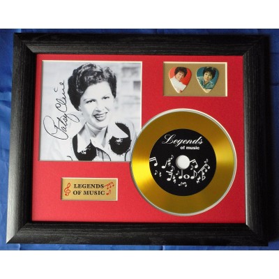 Patsy Cline Gold CD and Plectrum Display (Preprint)