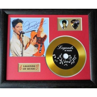 Prince Gold CD and Plectrum Display (Preprint)