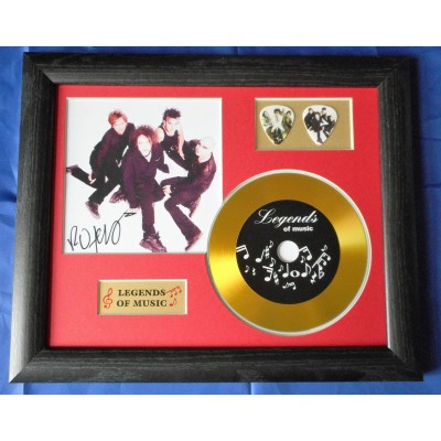 Robert Smith Gold CD and Plectrum Display (Preprint) - The Cure