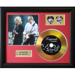 Status Quo Gold CD and Plectrum Display (Preprint)