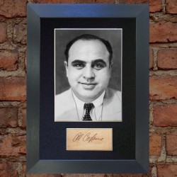 Al Capone Pre-Printed Autograph