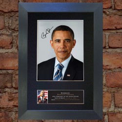 Barack Obama Pre-Printed Autograph