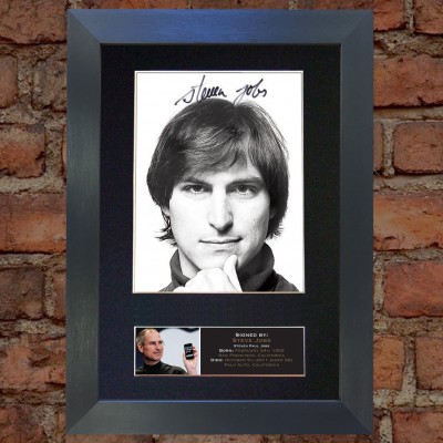 Steve Jobs Pre-Printed Autograph