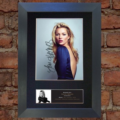 Kate Moss Pre-Printed Autograph