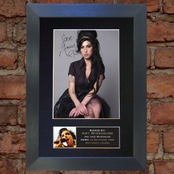 Amy Winehouse Pre-Printed Autograph