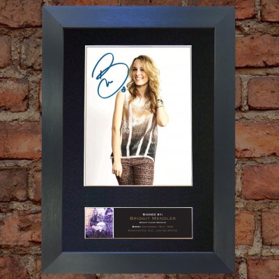 Bridgit Mendler Pre-Printed Autograph