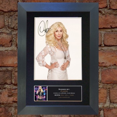 Cher Pre-Printed Autograph