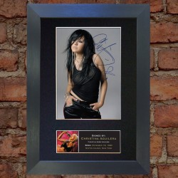Christina Aguilera Pre-Printed Autograph