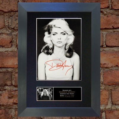 Debbie Harry Pre-Printed autograph AFTAL (Blondie)