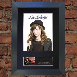 Demi Lovato Pre-Printed Autograph